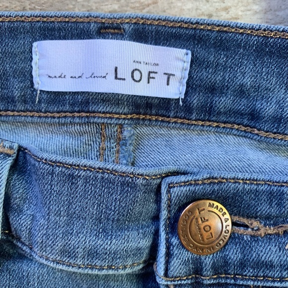The Loft women’s modern skinny jeans size 25/0 - Picture 2 of 6